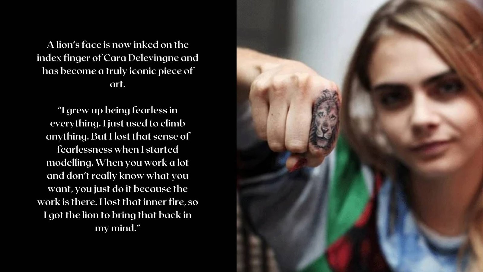 Cara Delevingne’s Tattoos & Their Meanings