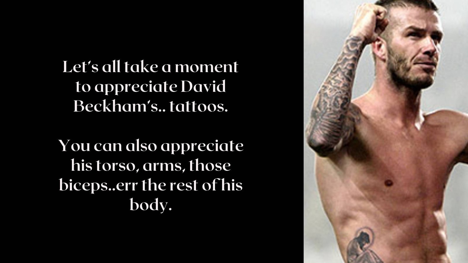 David Beckham’s Tattoos & Their Meanings