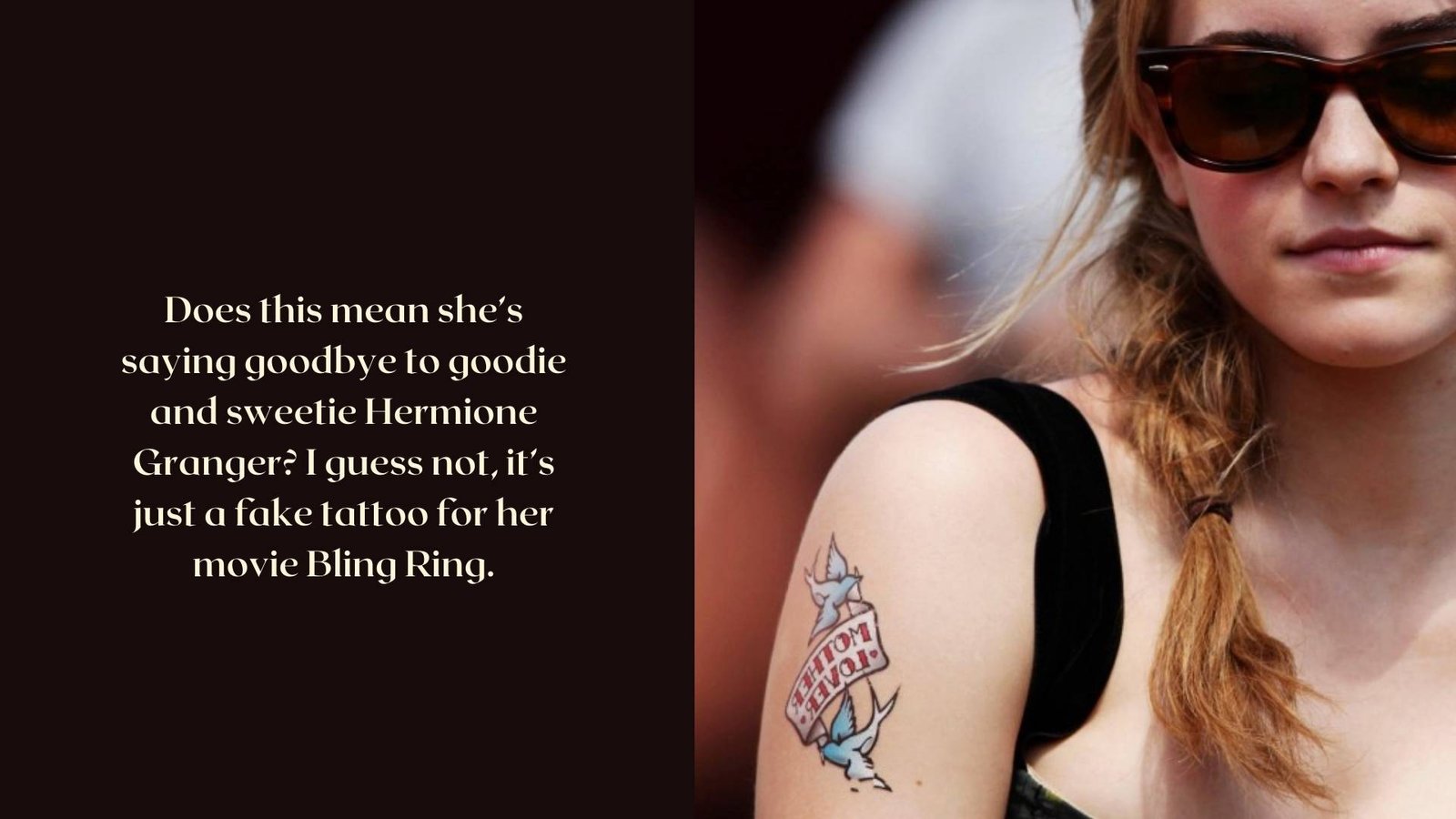 Emma Watson’s Tattoos & Their Meanings