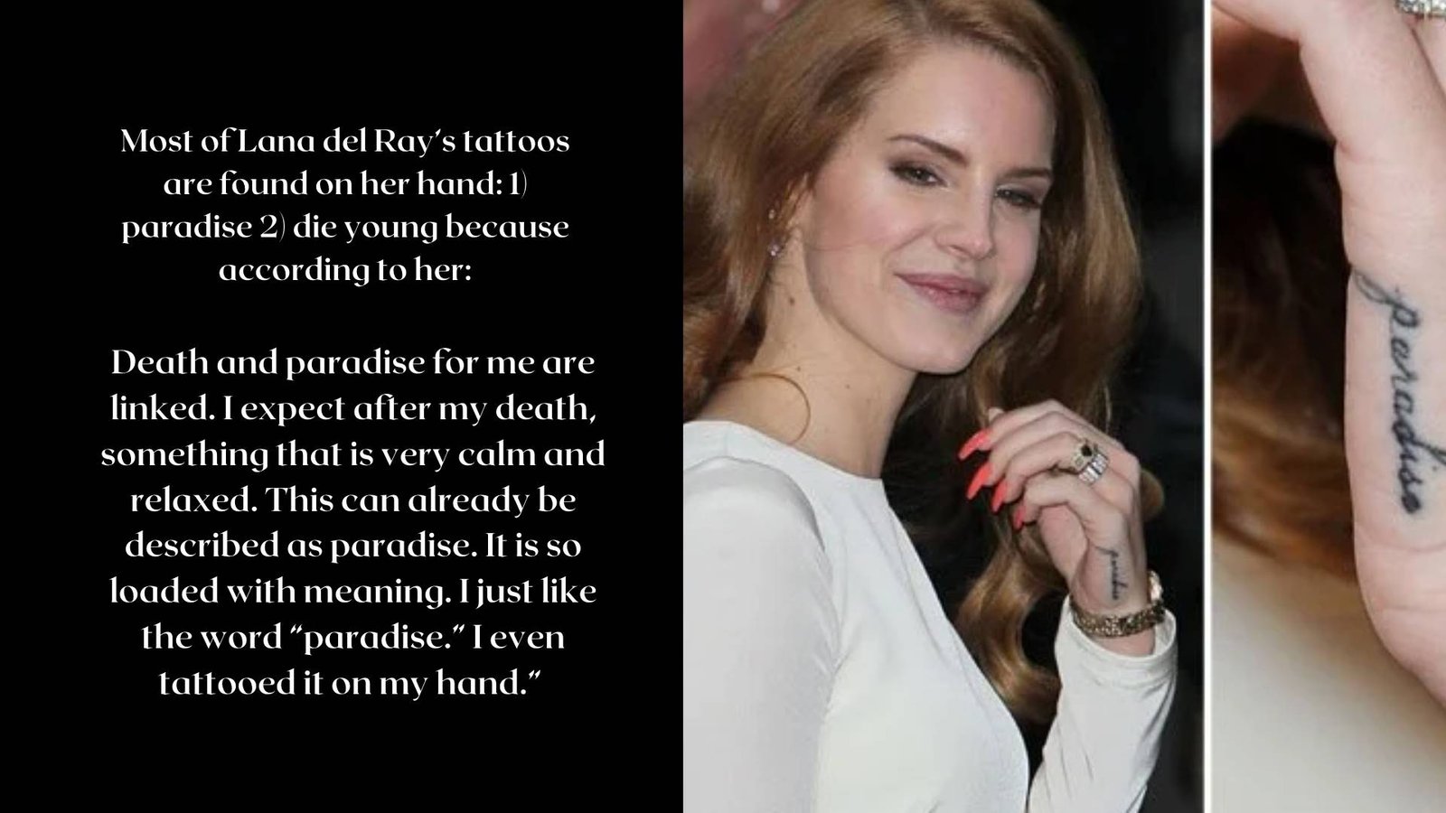 Lana del Ray’s Tattoos & Their Meanings