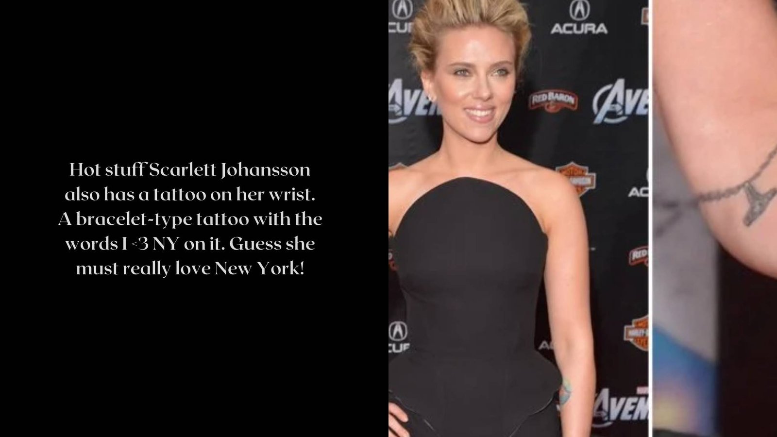 Scarlett Johansson’s Tattoos & Their Meanings